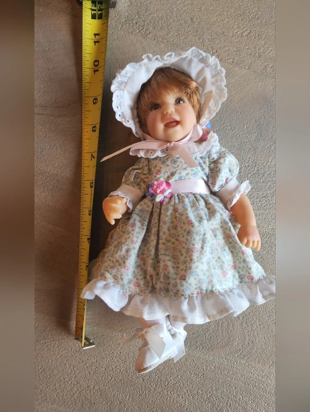 Lee Middleton Doll 9” Miniature Little Bo Peep With Stand No Cane